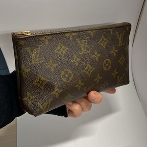 Louis Vuitton The French Company Zip Clutch Pouch 7.75” x 4.75” x 1.5”